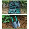5/10Pcs Floral Print Horticultural Planting Tools Set Ergonomic Handle Rake Planting Garden Tools Kit Sprayer Non-Slip Grip