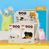 Cute Pastoral Teddy Dog Pet Building Blocks Micro-Granular Ornament Children's Toy Gifts New Product Cat And Dog Themed