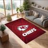 Tappeto in Velluto di Cristallo Kansas City Chiefs Morbido Anti?Tappetino Antiscivolo Comodo per Casa Soggiorno Camera da Letto Tappeto Decorativo
