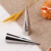 Stainless Steel Cone Roller Set 12 Pcs 3.5CM Conical Pastry Molds for Cannoli, Crepe Rolls, Ice Cream Cones, with Cleaning Brush