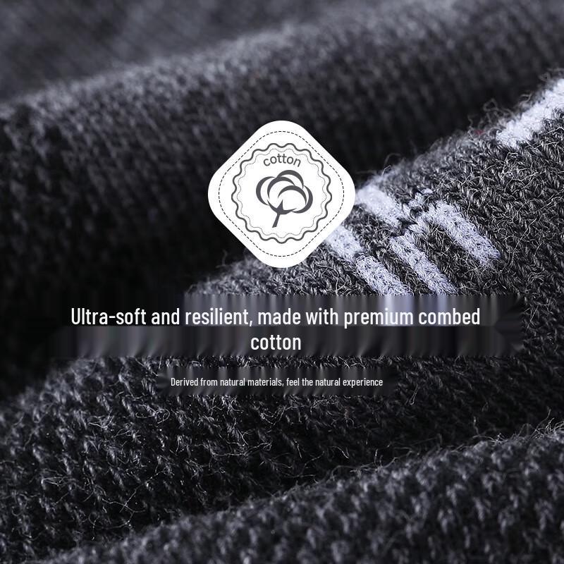 Langsha Men's Summer Antibacterial Odor-Proof Sports Ankle Socks