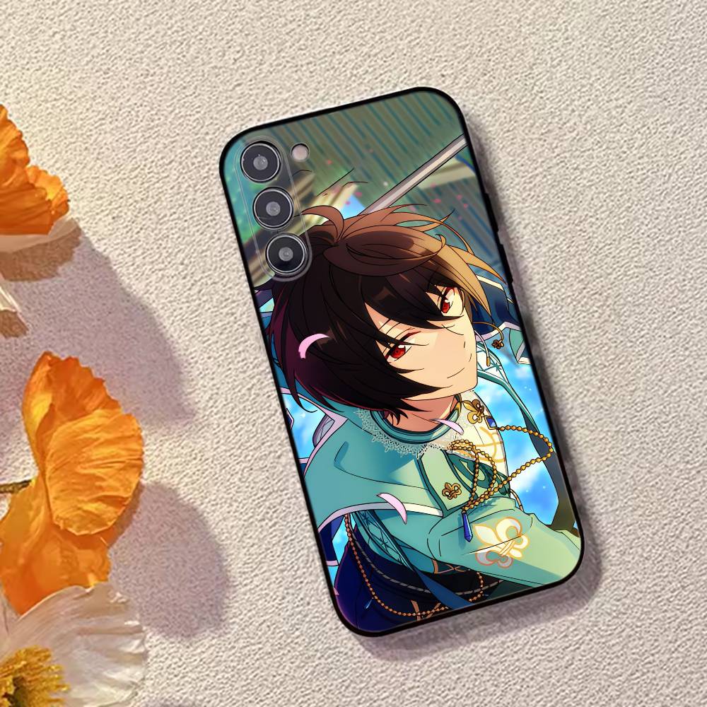 Sakuma R-Ritsu Game Ensemble Stars Phone Case For Samsung Galaxy A73,A72,A71,A70,A53,A52,A51,Soft Silicone Black Cover