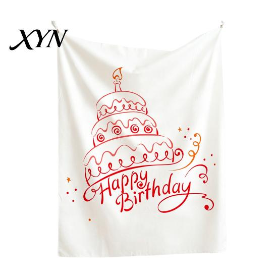 Nature Style Backdrop Baby Birthday Backdrop, Greenery Forest Banner for Boy Girl, Linen-like Polyester Fabric 100 Day Celebration Party Decorations,