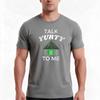 Talk Yurty To Me Green Yurt TShirt Summer Casual Cotton Tee Oversized Streetwear Tops Vintage Graphic Print 100 Cotton