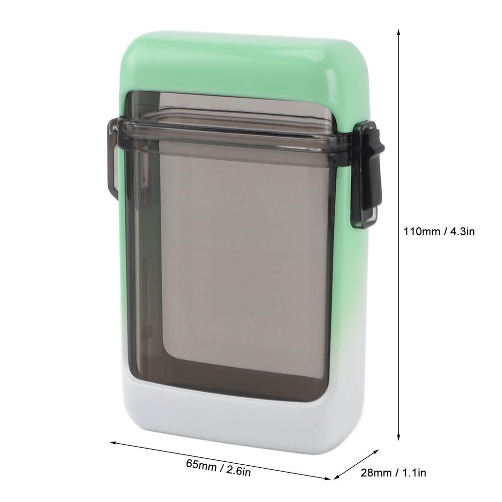 Cigarette Case Cigarette Container Cigarette Case Plastic Cigarette Box Holder Waterproof Transparent Cigarette Holder with Rope