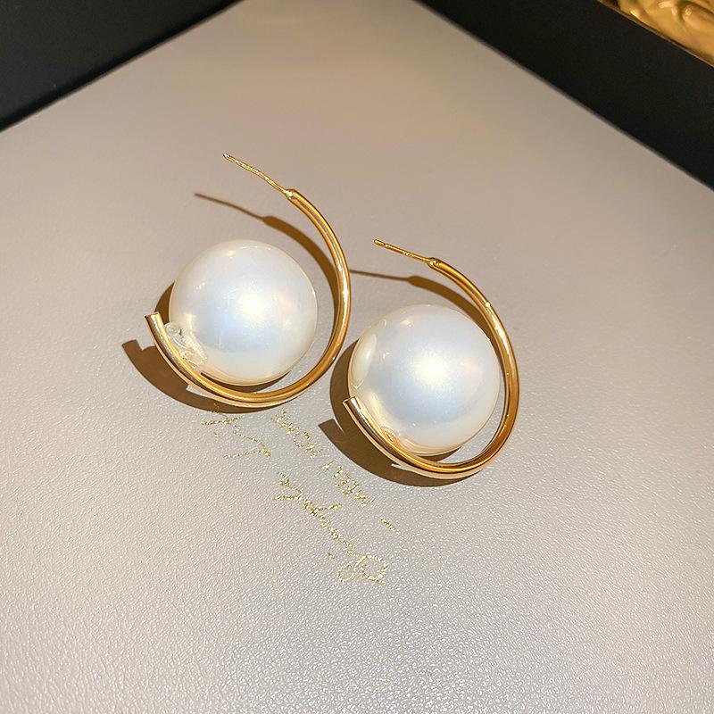 Fashion Simple Temperament Love Artificial Pearl Earrings Internet Celebrity Trend Stud Earrings Earrings Earrings Women