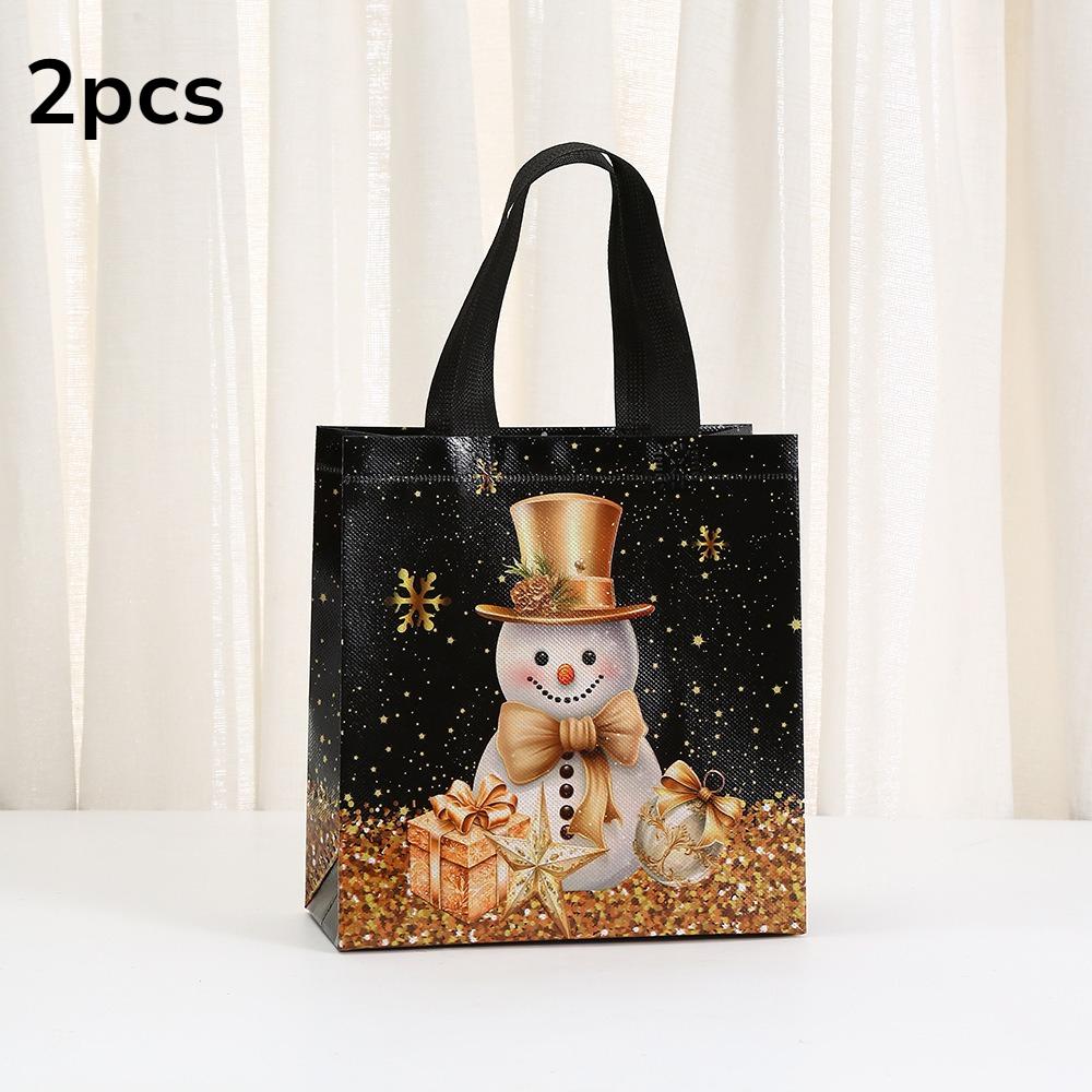 Christmas Handbag with Handle Christmas Tree Snowman Gift Bag Christmas Decorations for Home Christmas Candy Bag