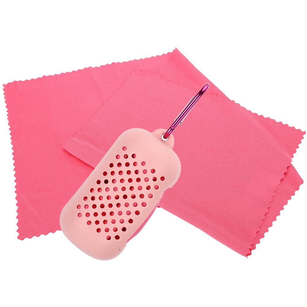 Tragbares Mikrofaser Schnelltrocknendes Reise Sport Kühl Duschhandtuch für Outdoor Camping