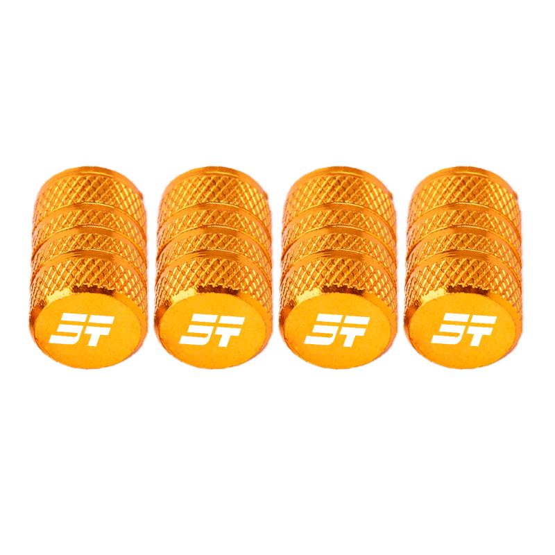 

4pcs Car Wheel Tire Valve Caps Tyre Stem Covers Airdust Waterproof For Chery Jetour Traveler T2 2024 2025 Accessories помаранчевий