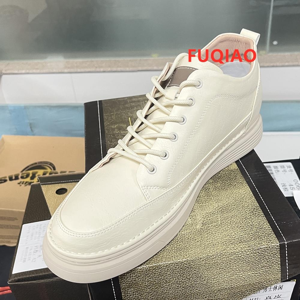 Velká velikost Boty zvyšující výšku z pravé kůže Módní elevator tenisky Zvýšení výšky Obuv Pánská 6CM Ležérní Zvýšení Sportovní obuv