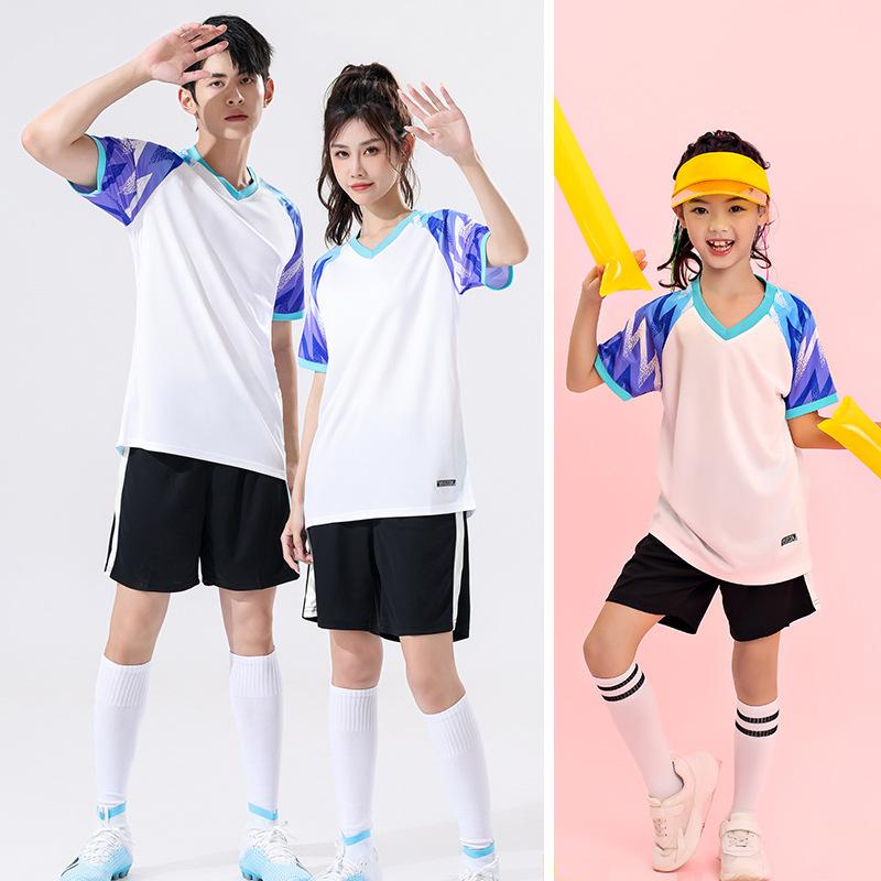 Badminton suit children s men s and women s short-sleeved tennis table tennis volleyball training match kit group buying 4XS
