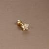 1PC 316L Stainless Steel Mini Zircon Cartilage Piercing Stud Earring For Women Girl Helix Tragus Body Zircon Statement