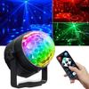 R10 Magic Ball LED Light: Seven-Color Rotating Disco & KTV Bar Strobe for Stage Atmosphere