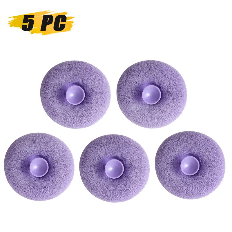 1–5 Stück natürliches Luffa-Bad mit Saugnapf, Körperpeeling-Massageball, japanischer Spa-Becher, Körpermassageschwamm, Badezimmerzubehör