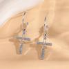European Style Luxury Cross Earrings, Minimalist Instagram-Worthy Street Fashion Jewelry