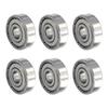 10pcs Inline Roller Skate Bearing 6x19x6mm 626zz Sealed Bearings Carbon Steel Roller Skate Bearings Replacement for Pulley