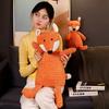 Wald Wildtier Cosplay Stofftier Gestreiftes Plüschtier Orange Fuchs Puppe Plüschtier Umarmbarer Schlafbegleiter Für Mädchen Geschenk