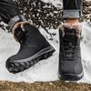 Mens Plus Size 40-48 Winter Boots Waterproof Outdoor Men Boots Ankle Snow Boots High Men Footwear