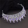 Baroque Wedding Crown Royal Queen Bridal Tiaras Hair Jewelry Pageant Party Birthday Head Accessories Girls Bride Headdress