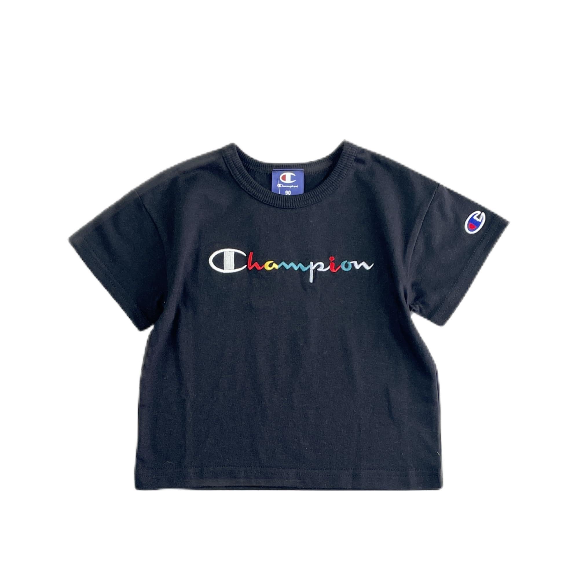 

Повседневный вышитый логотип Baby Black [Champion] чёрный