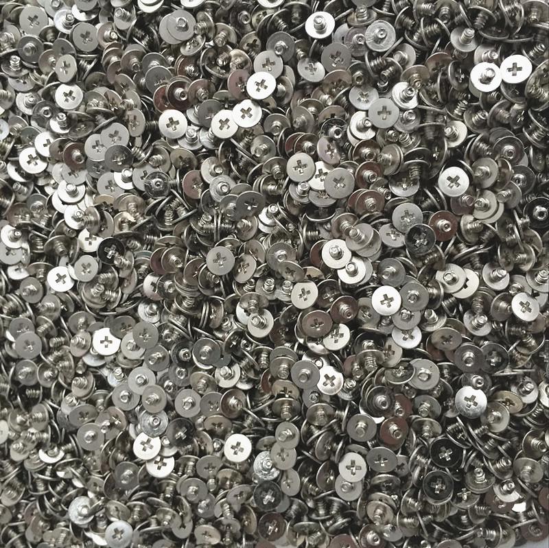 Nickel Plated Flat Head Machine Screw M2.5 M3 M4 - Thin Edge for Electronics