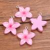 23X25mm DIY Resin Accessories Lotus Five-petal Flower Pendant