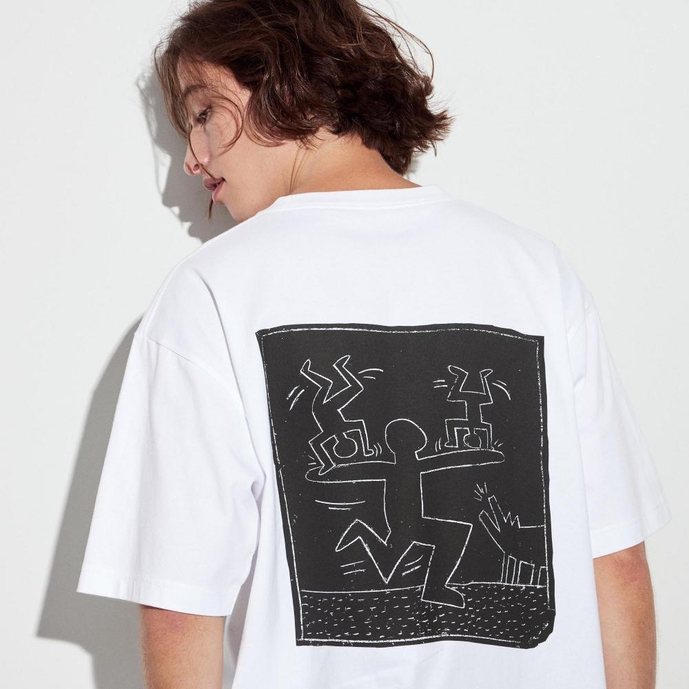 

Футболка UNIQLO с рисунком Keith Haring UT, короткий рукав D