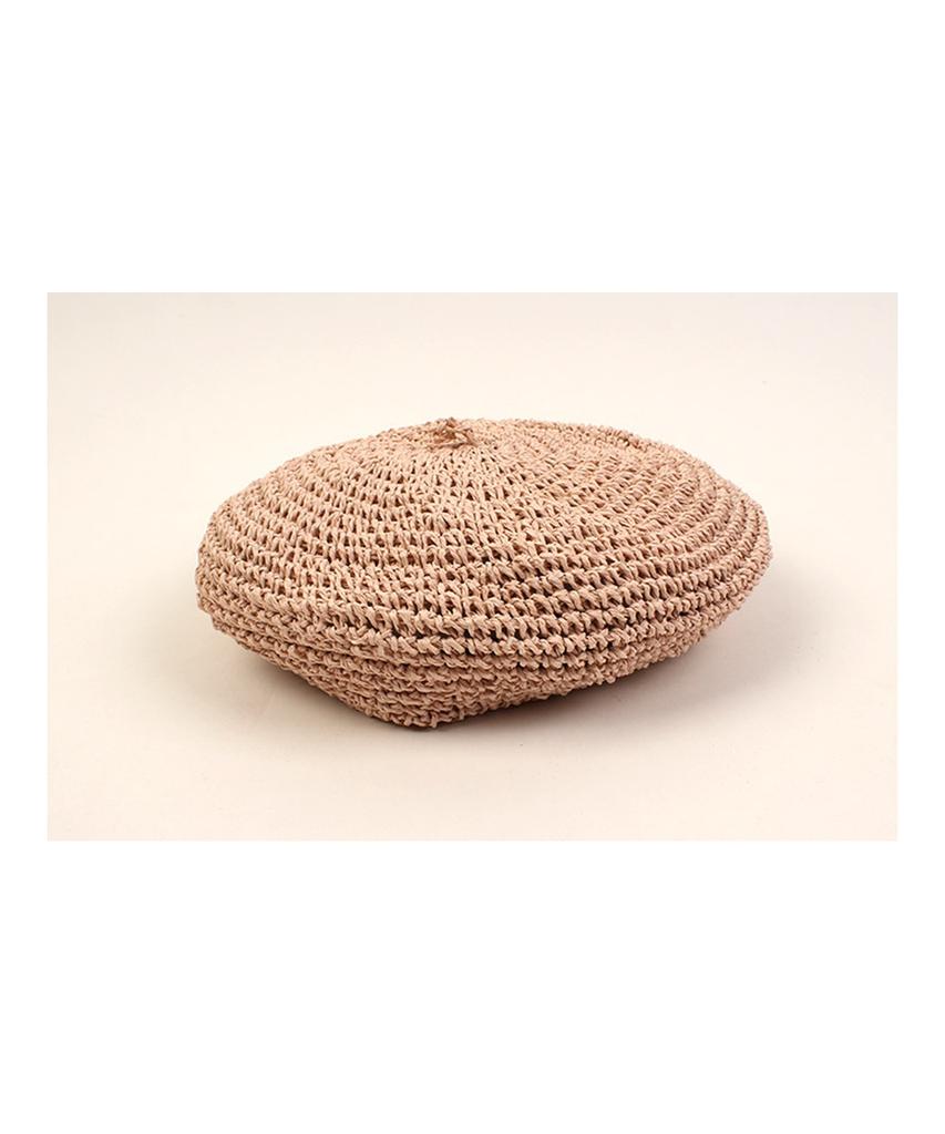 Yunibeosyeolkemiseuteuli Rattan Pink Beret