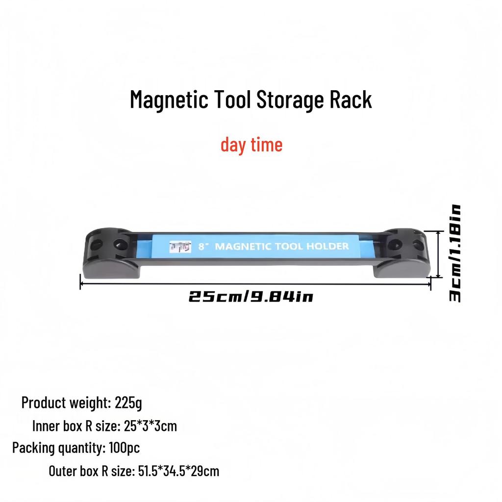 Magnetic Tool & Cutlery Holder - Strong Magnetic Rack for Kitchenware & Hardware Storage