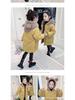 2025 Girls' Mid-Length Velvet-Lined Winter Jacket - Stylish Down-Cotton Coat