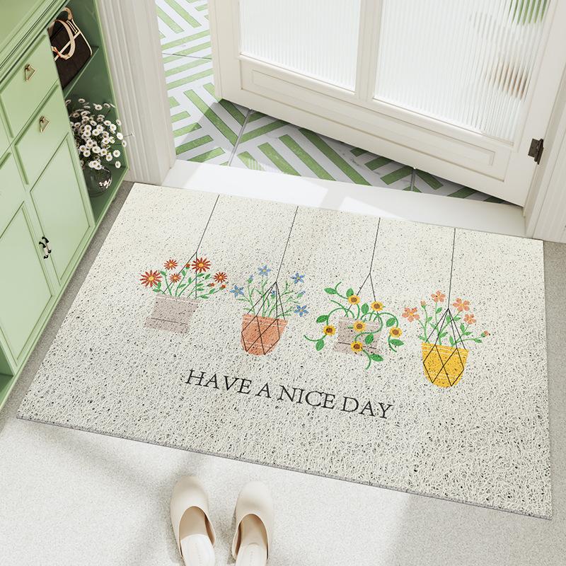 Ins Fresh Simple Atmosphere Entrance Mat Door Mat Wear-resistant, Non-slip Easy To Manage Dust Removal Door Mat