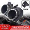 Porta-copos de carro para Mercedes Benz W219 C219 CLS500 CLS63 2006-2011 Suporte duplo para garrafa de bebida 21968004149051 Preto Bege