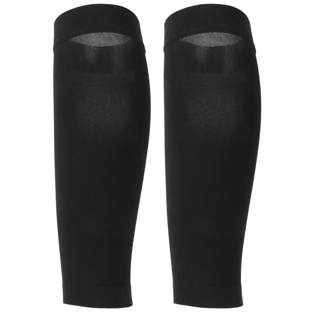 Rękaw uciskowy na łydkę, damskie, miękkie, elastyczne, modelujące nogi skarpetki do biegania (czarny)XXL