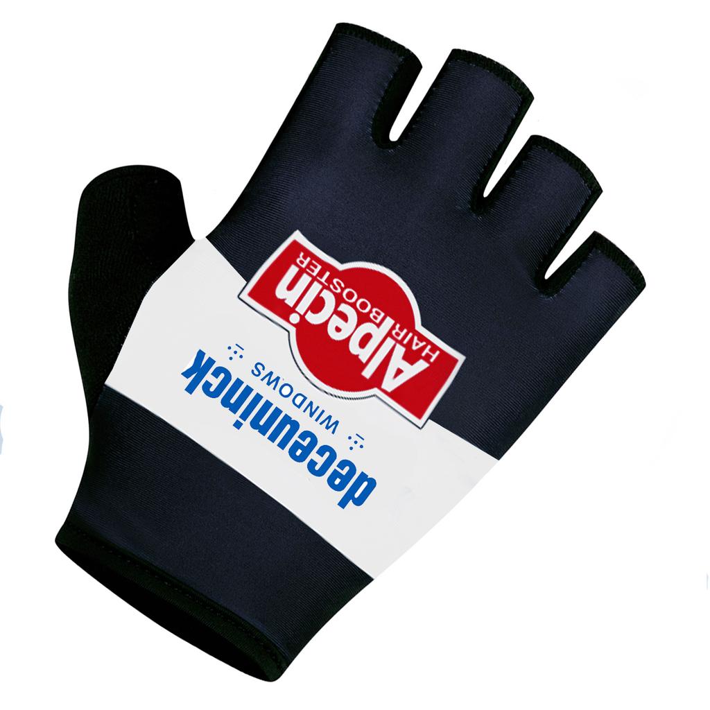 UAE 2025 Anti Slip Shock Breathable Half Finger Gloves INEOS Team Cycling Gloves Fitness Gym Bodybuilding Exercise Sports Gloves