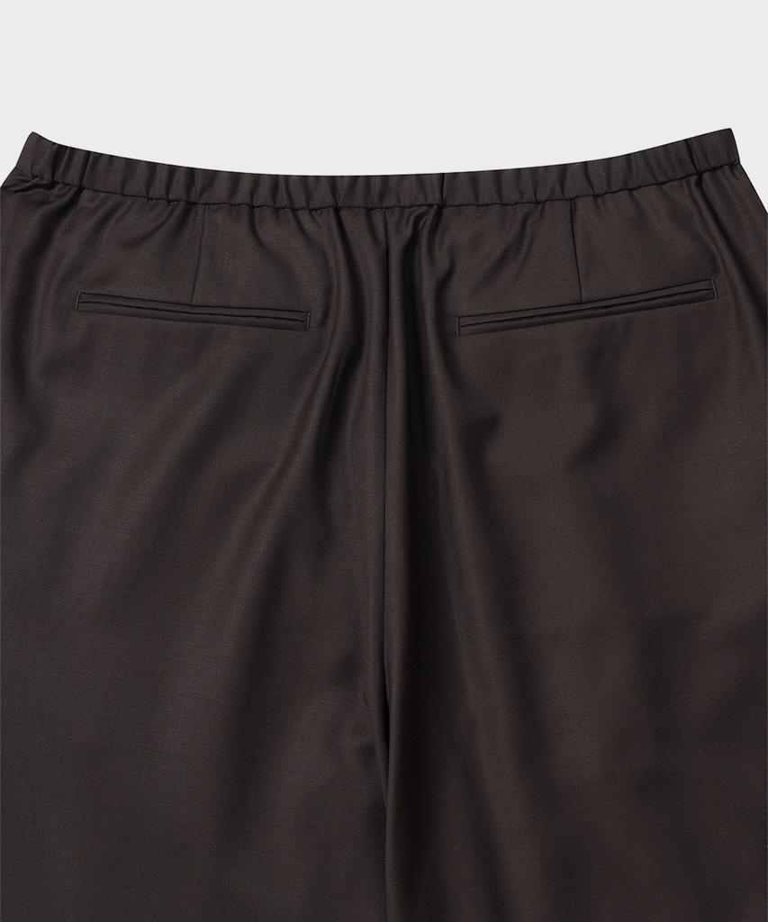 Teildeon Stefano Bending Wool Pants Brown