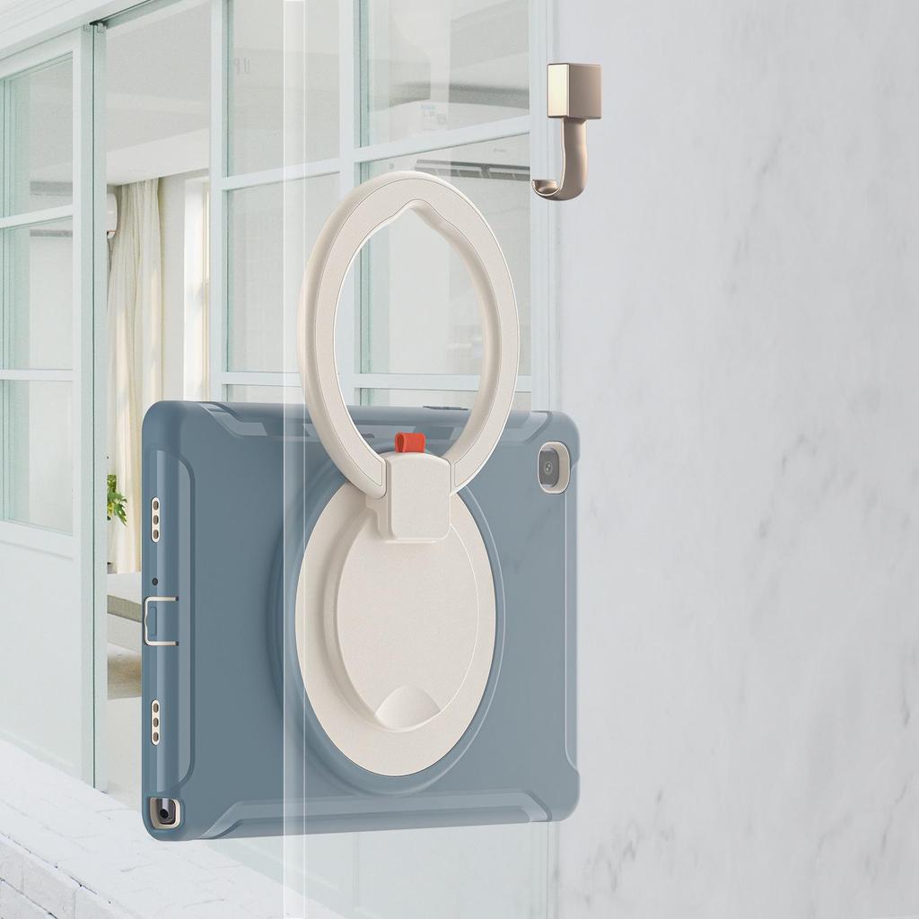 T500 Anti-drop Wall-mounted Ring Bracket Tablet Case for 10.4-inch Devices