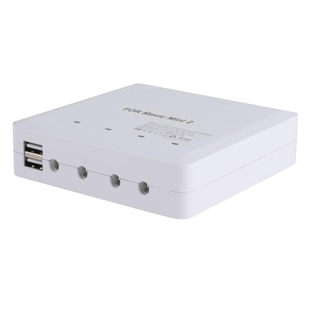 4‑In‑1 Drone Battery Charger USB Port Charging Adapter Device for DJI Mini 2 100‑240VAU Plug