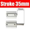 SDA 16 20 25 32 40 50 63 80 100mm Bore Compact Thin Air Cylinder 5-100mm Stroke Double Action Aluminium Pneumatic Cylinder