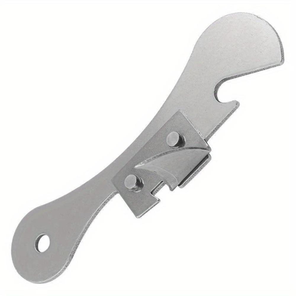 2Pcs Can Opener Adjustable Stainless Steel Non-Slip Multifunction Manual Jar Bottle Bottle Lid Opener Gadget Home Gadgets Accessories