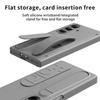 Etui do Samsung Z Fold7/6 ze stojakiem i paskiem na nadgarstek - Kompatybilne z Fold5/4