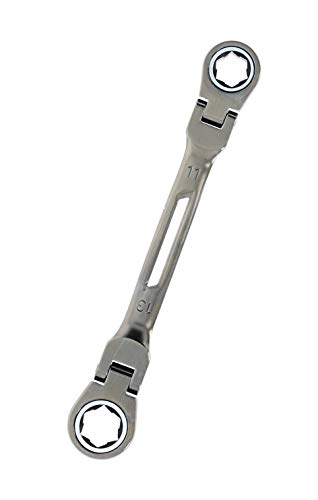 

Takagi Double Flexible Gach Wrench 0.4 x 0.5 inches (11 x 13 mm)