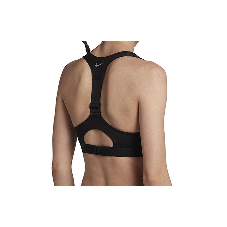Nike Высокая поддержка повседневный спортивный бюстгальтер женское нижнее белье черный — фото 3