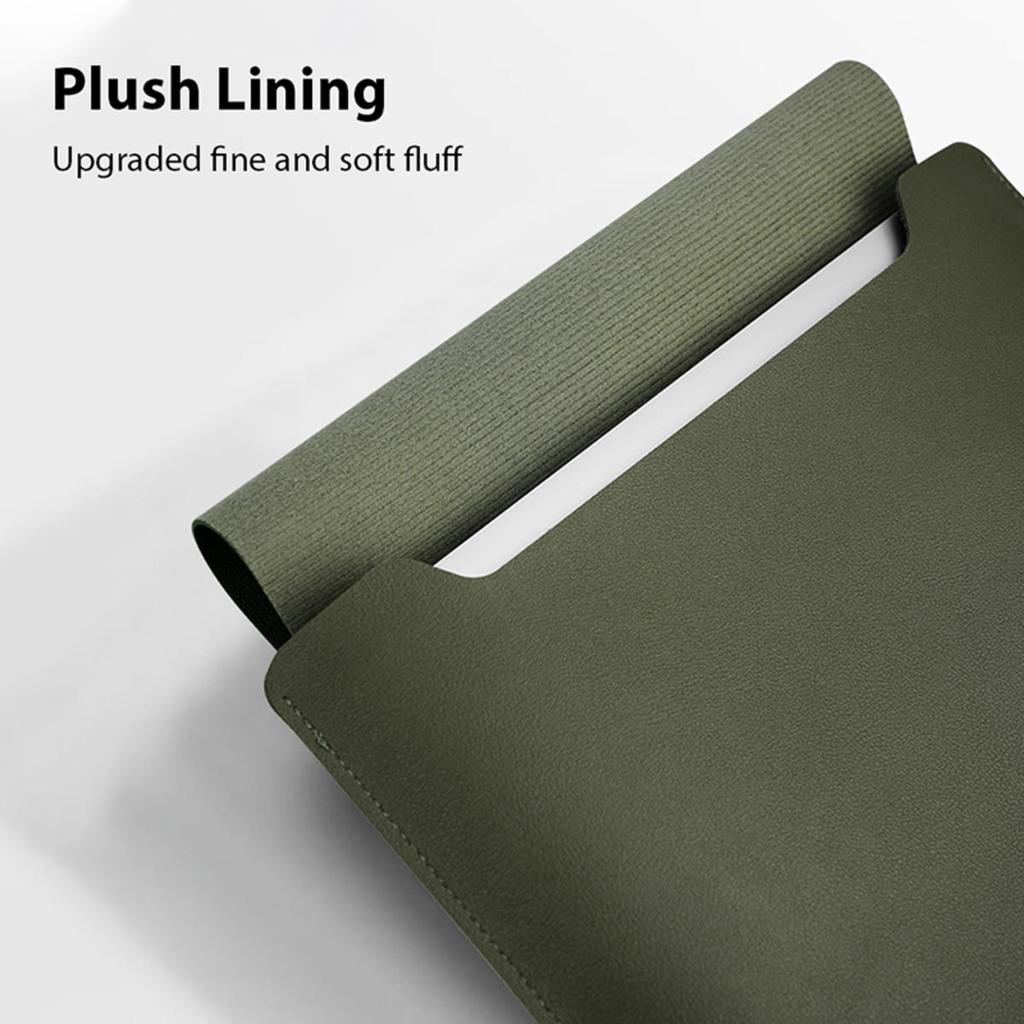 Laptop Sleeve Case Shockproof Ultra Thin PU Leather Ultrabook Cover Notebook Bag Protective Pouch