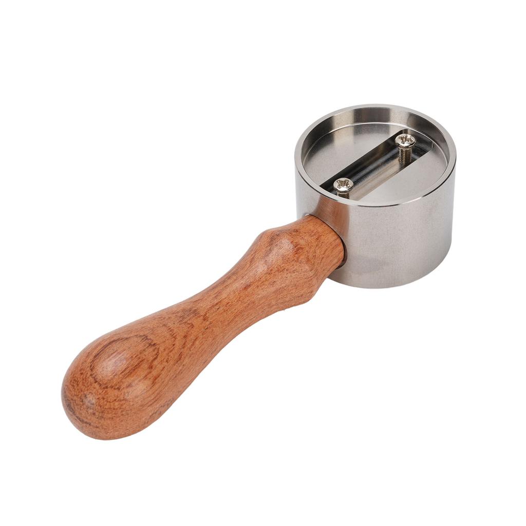 Kaffemaskin Ångspak Rostfritt Stål Ersättning Ångknapp Spak med Trähandtag för 840