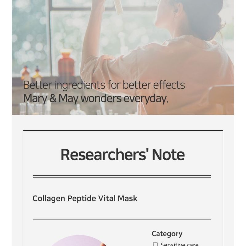 Mary&May - Collagen Peptide Vital Mask