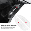 2pcs Car Side Rearview Mirror Guard Cover Rain Eyebrow Covers Stickers for Jimny Samurai S-Cross SX4 GW250 Swift XL-7 ALTO IGNIS Accessories
