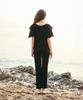 Aiseugadeuneiogongpal Flared Trousers_Black