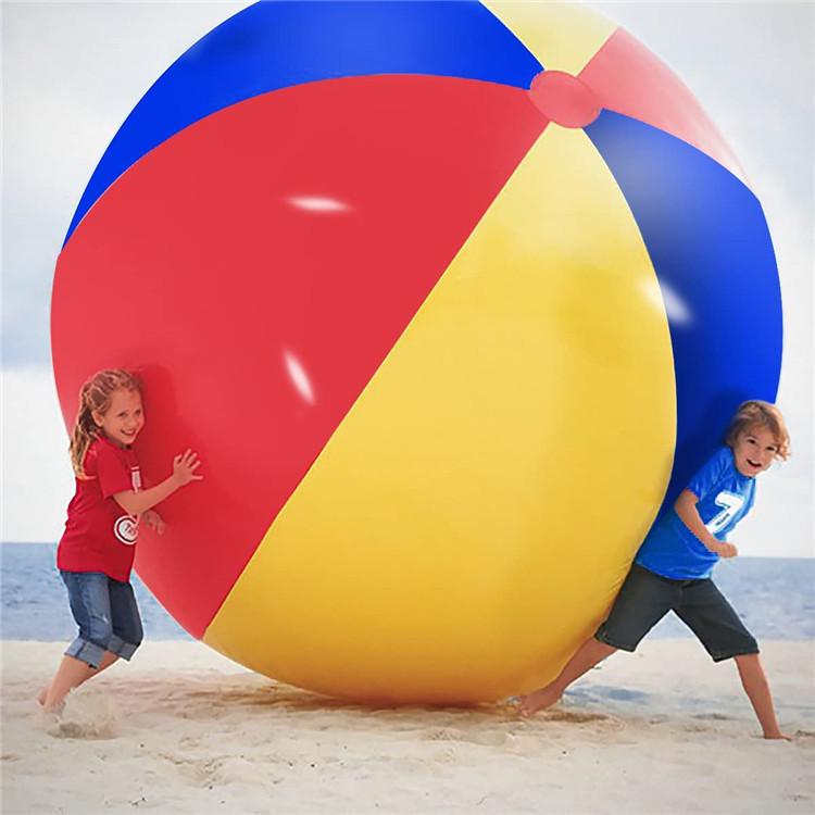 PVC Inflatable Colorful Lawn Football - Interactive Parent-Child Toy for Kindergarten