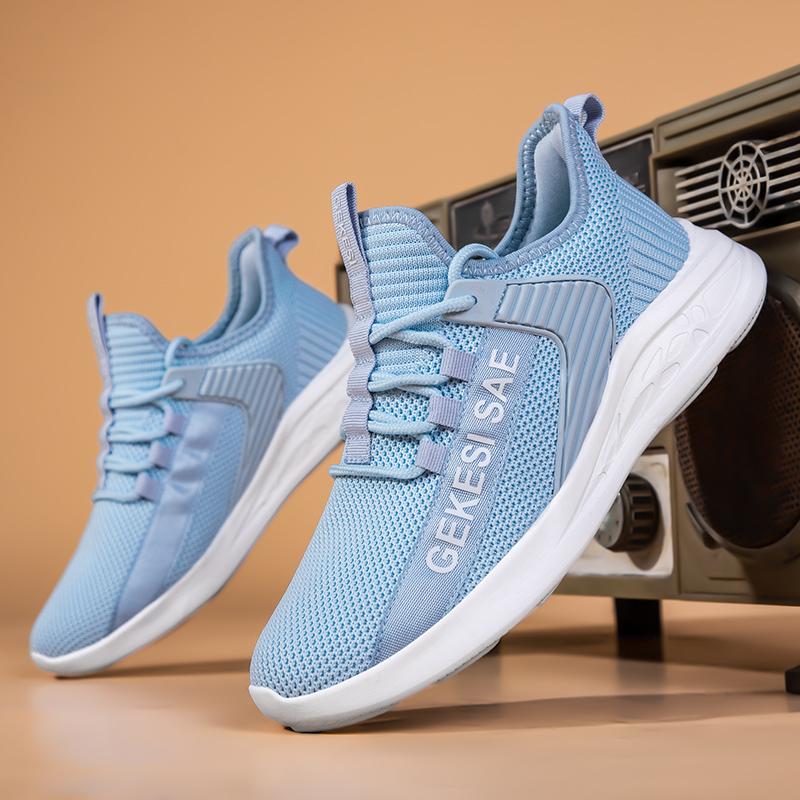

Fashion New Women s Sneakers Shoes Lightweight Outdoor Running Soft Sole Comfortable Fitness Summer Mesh Breathable Casual Shoes 2025 36 синий