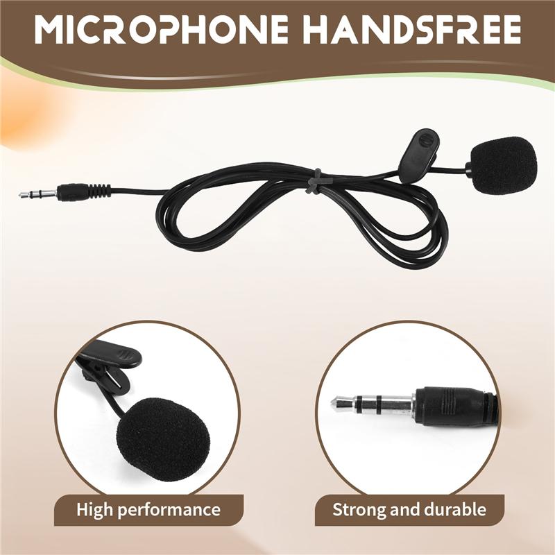 Car Bluetooth 5.0 Aux Cable Microphone Handsfree Mobile Phone Free Calling Adapter For Ford Mondeo Focus Fiesta 6000 CD-M53K